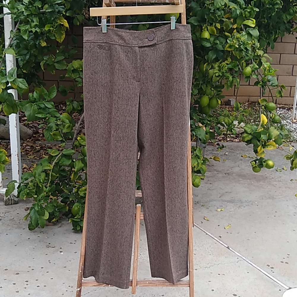 East 5th Secretly Slender tweed dress pants. 14